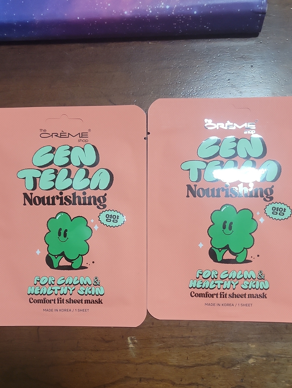 Creme shop centella nourishing sheet mask